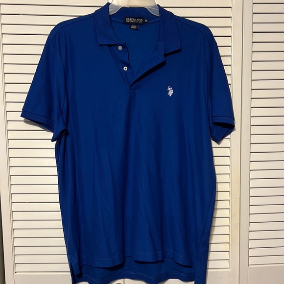 U.S. Polo Assn. polo shirt Size XL Color Blue in great shape no holes - Picture 1 of 8